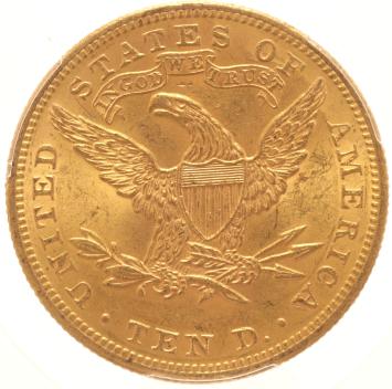 USA 10 Dollars 1899 PCGS MS62