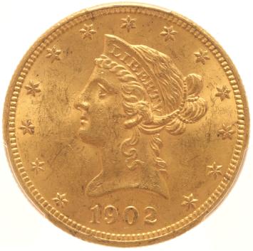 USA 10 Dollars 1902 PCGS MS61
