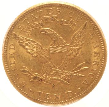 USA 10 Dollars 1905s PCGS AU53