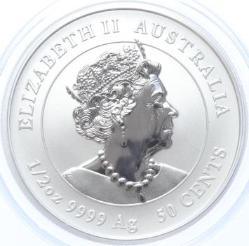 Australië Lunar 3 Tijger 2022 1/2 ounce silver