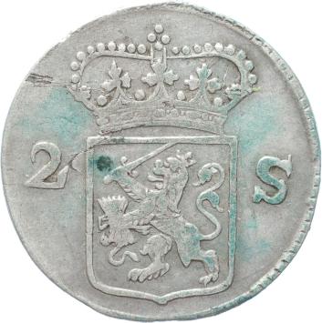 Gelderland Dubbele stuiver 1786