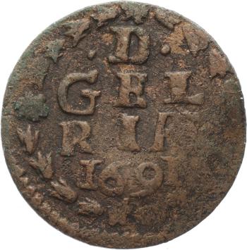 Gelderland Duit 1691