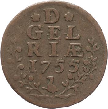 Gelderland Duit 1755