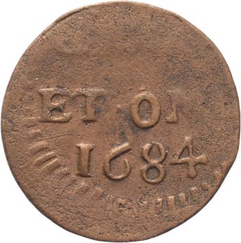 Groningen provincie Duit 1684