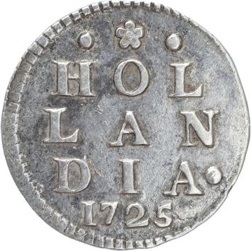 Holland Dubbele wapenstuiver 1725