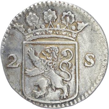 Holland Dubbele wapenstuiver 1725
