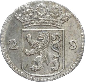Holland Dubbele wapenstuiver 1729