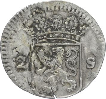 Holland Dubbele wapenstuiver 1736