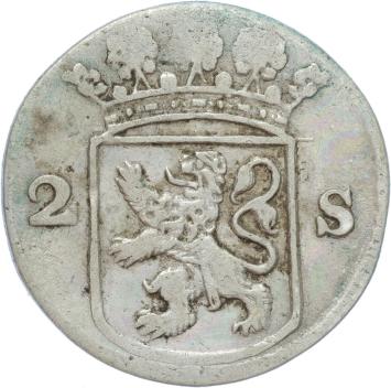 Holland Dubbele wapenstuiver 1755