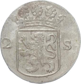 Holland Dubbele wapenstuiver 1757