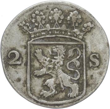 Holland Dubbele wapenstuiver 1758