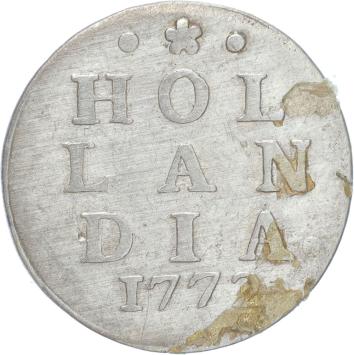 Holland Dubbele wapenstuiver 1772