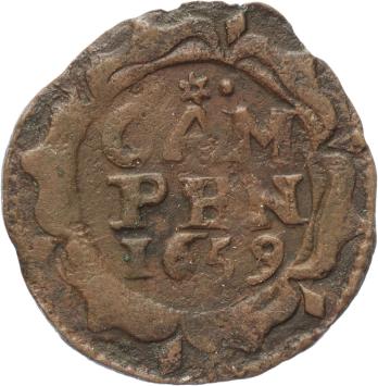 Kampen Duit 1659