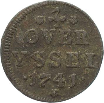 Overijssel Duit 1741