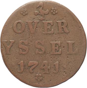 Overijssel Duit 1741