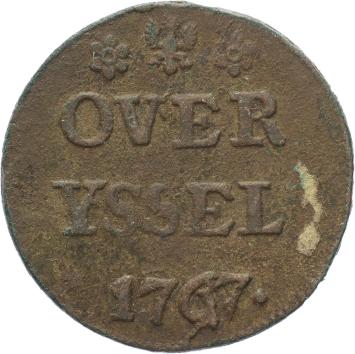 Overijssel Duit 1767
