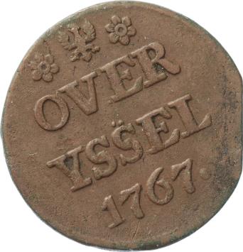 Overijssel Duit 1767