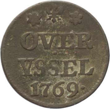 Overijssel Duit 1769