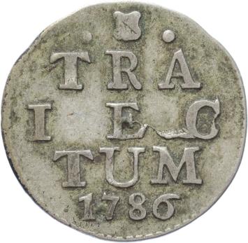 Utrecht Dubbele wapenstuiver 1786