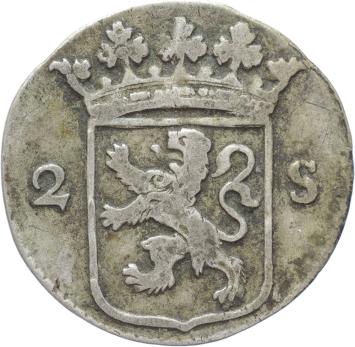 Utrecht Dubbele wapenstuiver 1786