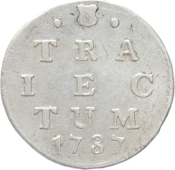 Utrecht Dubbele wapenstuiver 1787