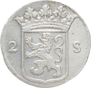 Utrecht Dubbele wapenstuiver 1787