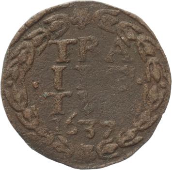 Utrecht-stad Duit 1637