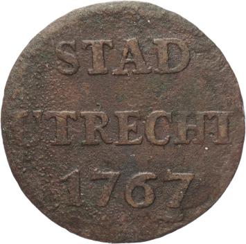 Utrecht-stad Duit 1767