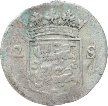 West-Friesland Dubbele stuiver 1759