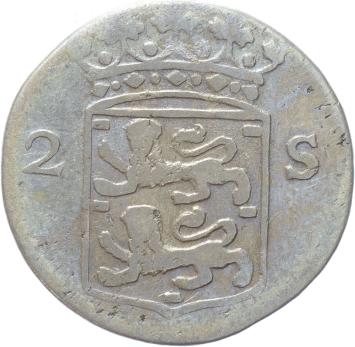West-Friesland Dubbele stuiver 1766