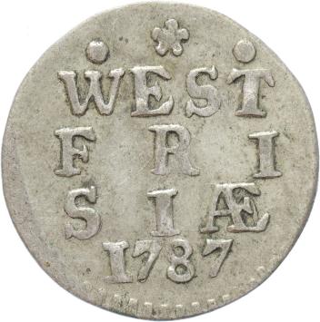 West-Friesland Dubbele stuiver 1787