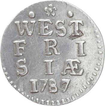 West Friesland Double Penny 1787/86