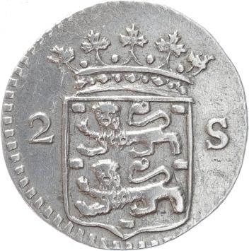 West Friesland Double Penny 1787/86