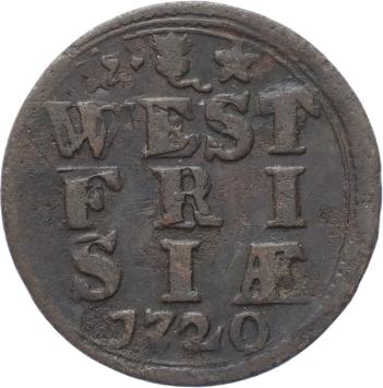 West-Friesland Duit 1720