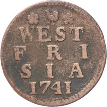 West-Friesland Duit 1741