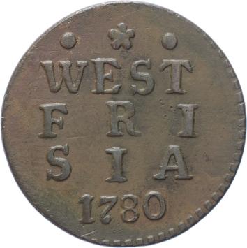 West-Friesland Duit 1780