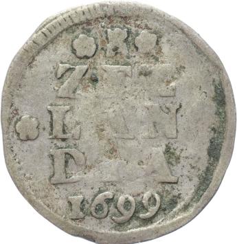 Zeeland Dubbele wapenstuiver 1699
