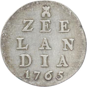 Zeeland Dubbele wapenstuiver 1765