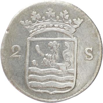Zeeland Dubbele wapenstuiver 1765