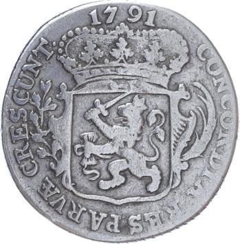 Zeeland Quarter Silver Ducat 1791