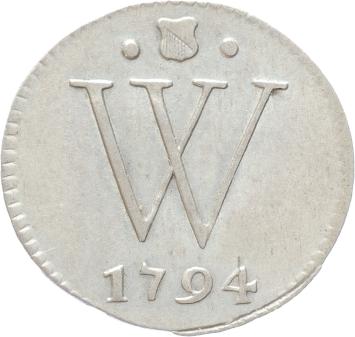 West-Indië 2 Stuiver 1794