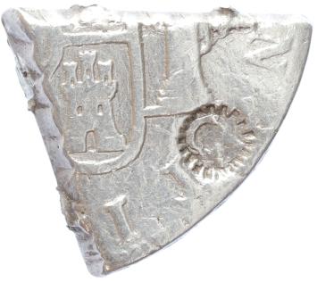 Curaçao Driekantje van 3 reaal ca. 1815