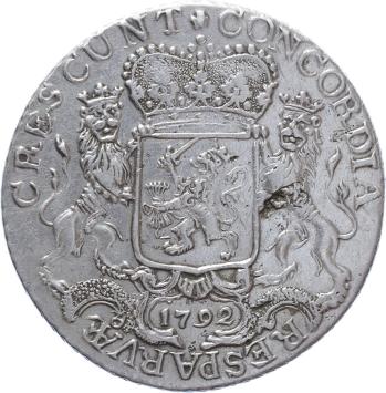 Gelderland Dukaton or silver rider 1792