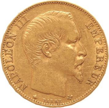 France 20 Francs 1855bb