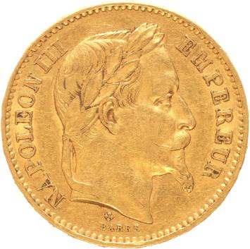France 20 Francs 1868bb