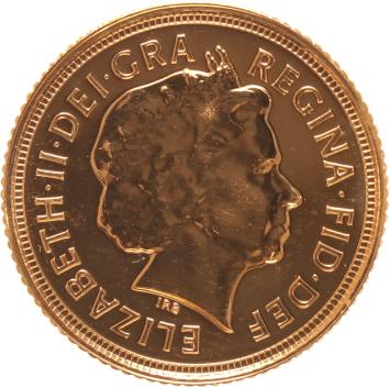 Great Britain 1/2 sovereign 2011