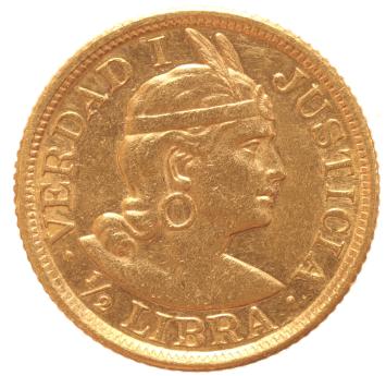 Peru 1/2 Libra 1962