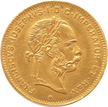 Austria 4 Florin/10 Franc 1892