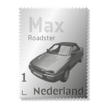 Zilveren postzegel Nederlandse automerken: Max Roadster