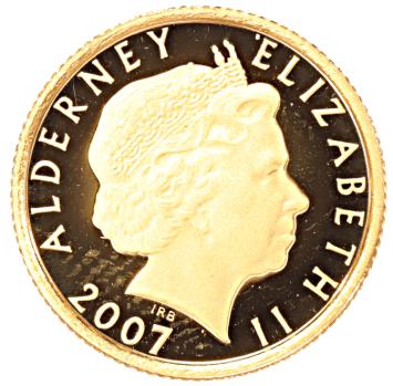 Alderney 1 Pound gold 2007 Legacy of a woman proof
